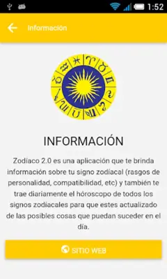 Zodíaco 2.0 android App screenshot 0